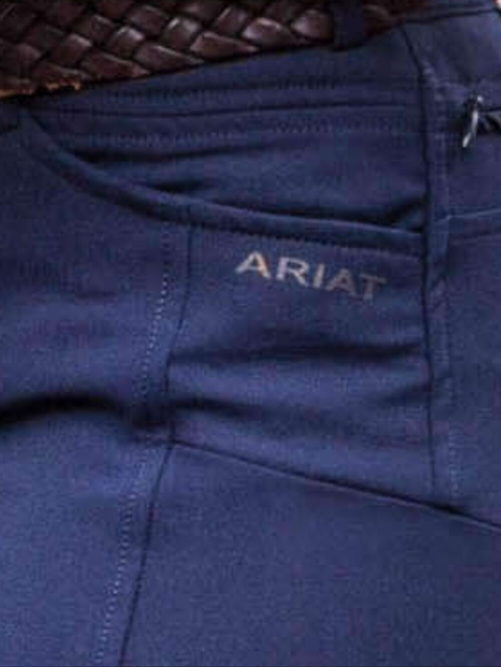 Ariat Prelude Full Seat Navy Breeches 24R, New - Picture 2 of 4